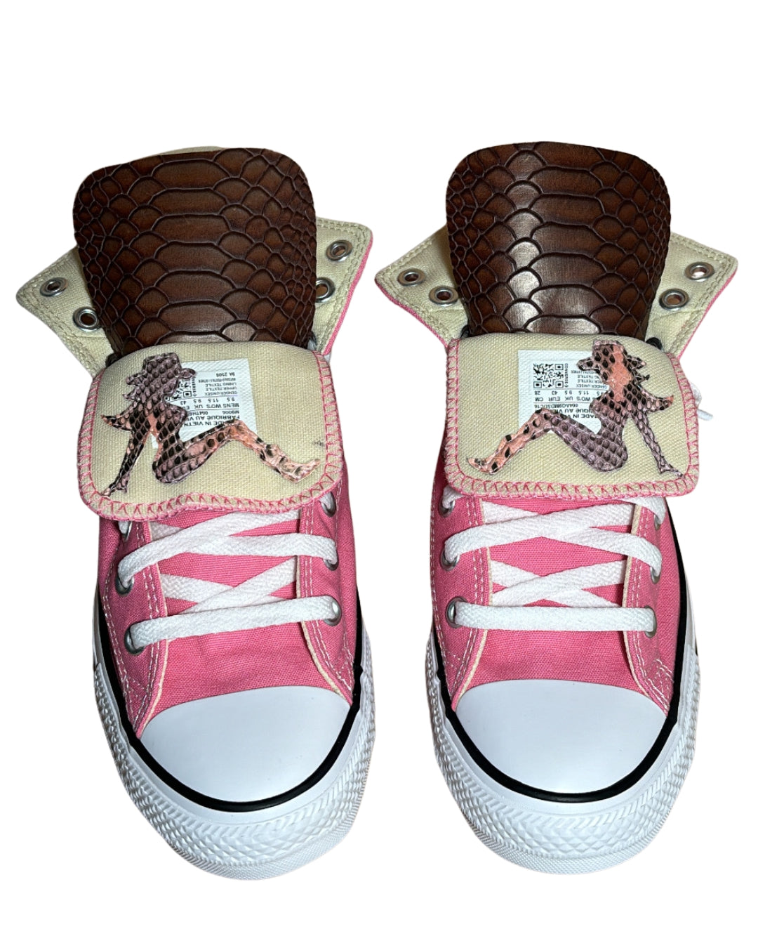 SNAKESKIN DOUBLE TONGUE MUDFLAP