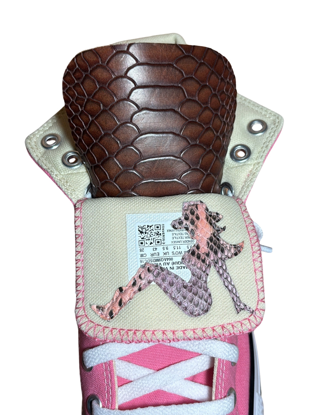 SNAKESKIN DOUBLE TONGUE MUDFLAP