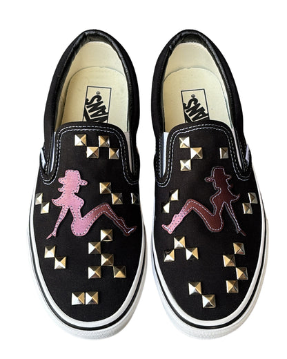 STUDDED MUFLAP SLIP-ONS