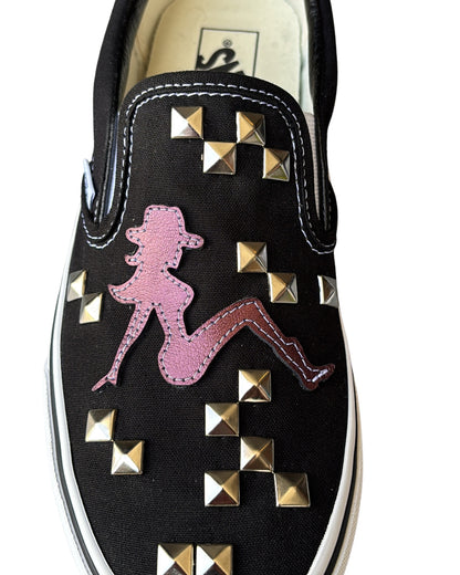 STUDDED MUFLAP SLIP-ONS