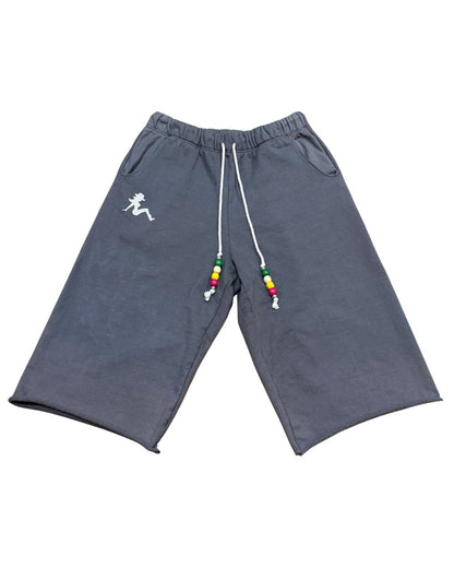 Beaded Sweat-Shorts