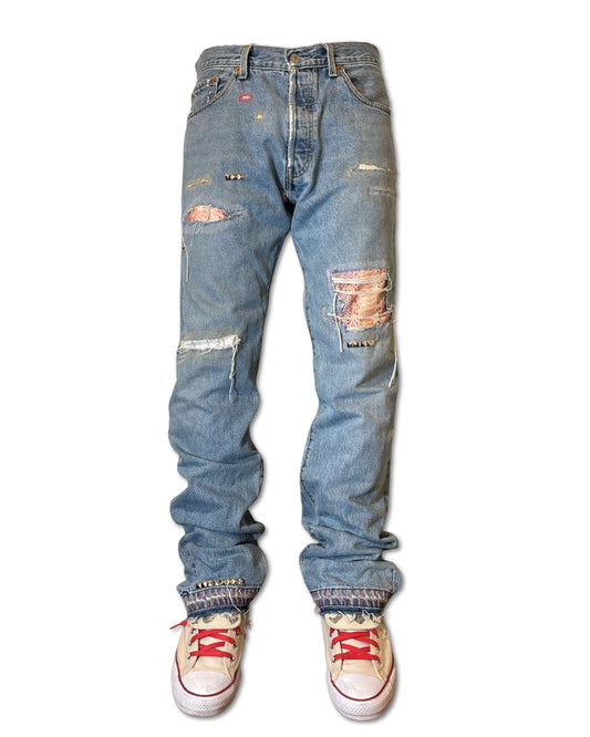 PINK RATTLESNAKE DENIM