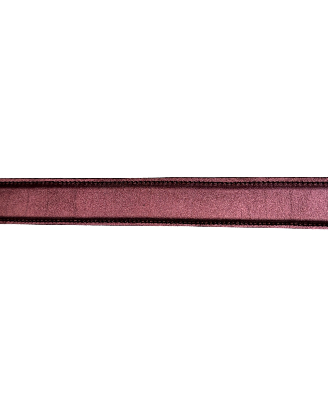 PURPLE METALLIC LEATHER BELT